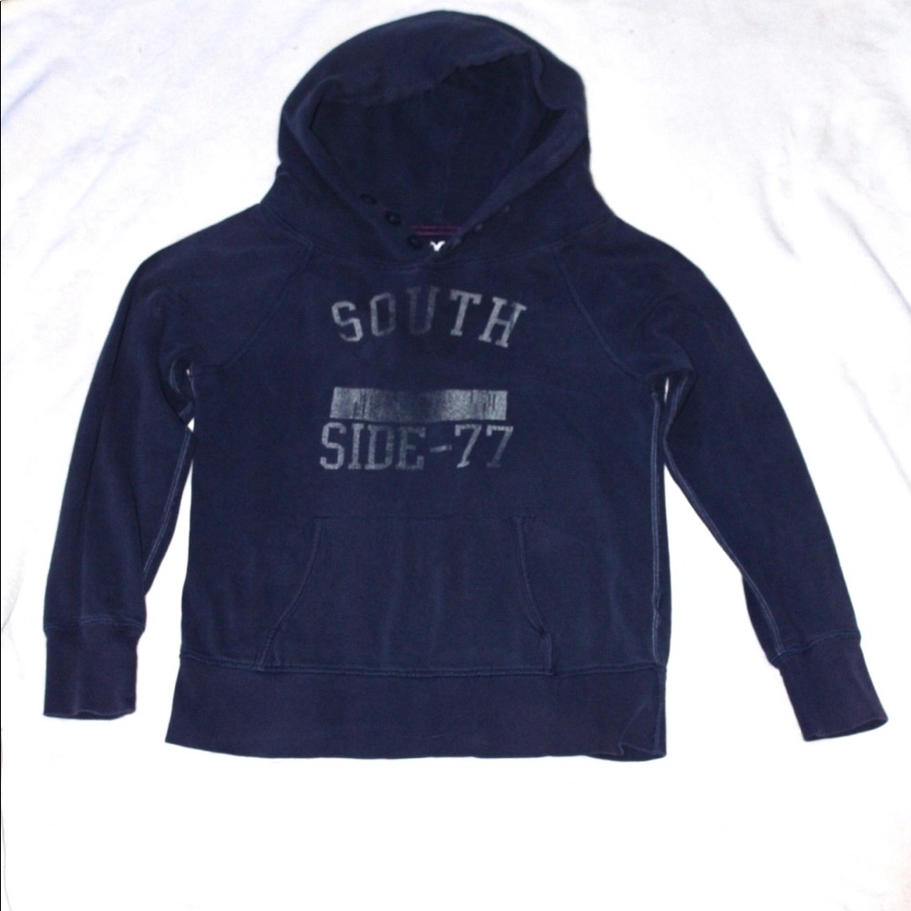 Vintage American Eagle Hoodie With Buttons